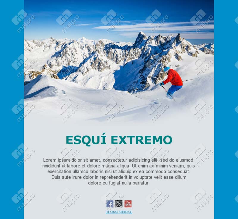 Promociones de Temporada Nieve