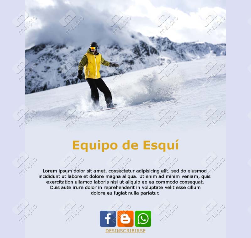Nuevos Productos de Esquí