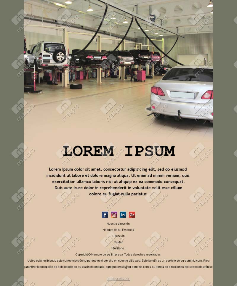 Automotive Service Template