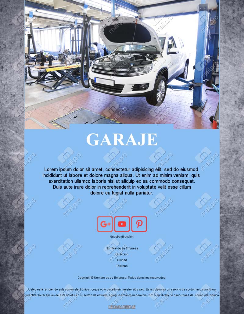 Car Garage Modern Layout