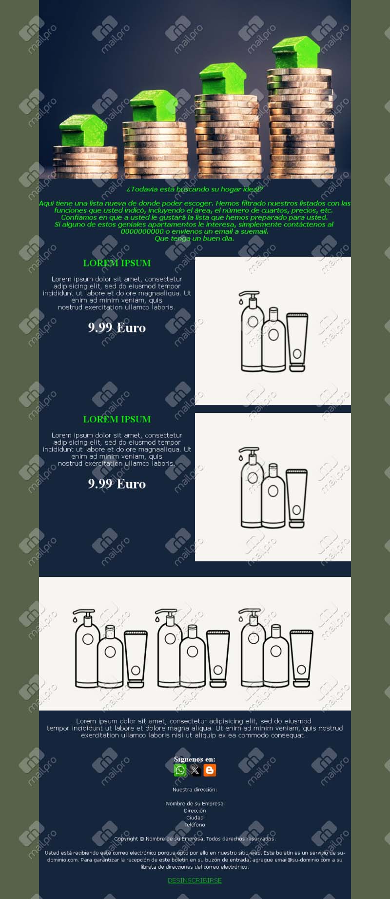 Nuevos Listados de Propiedades
