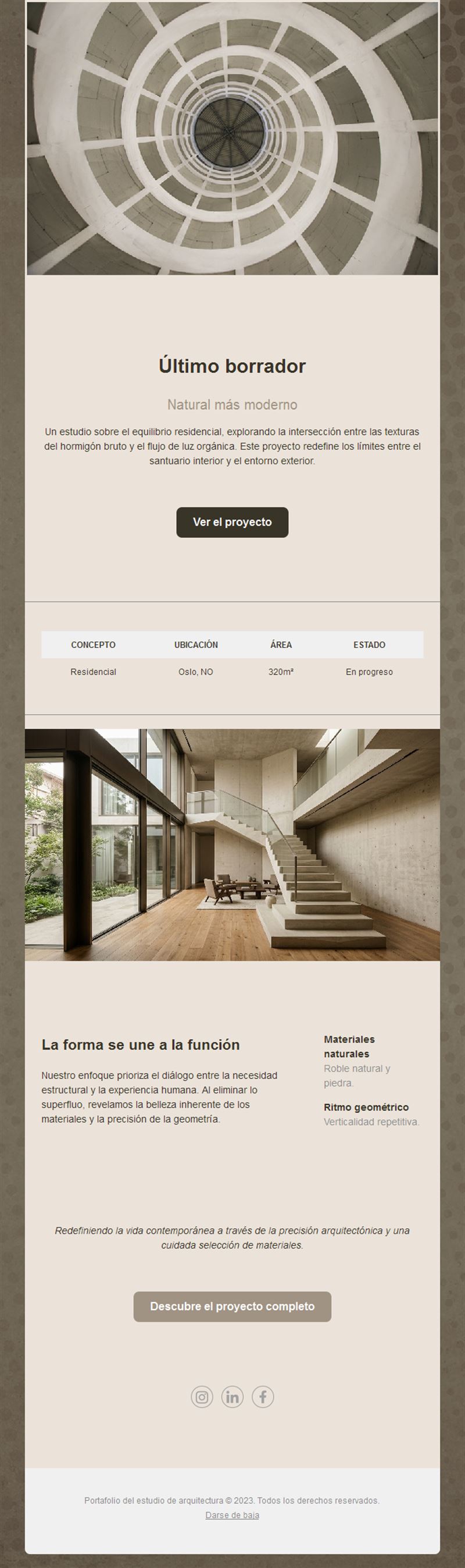 Presentación de proyecto de arquitectura neutra