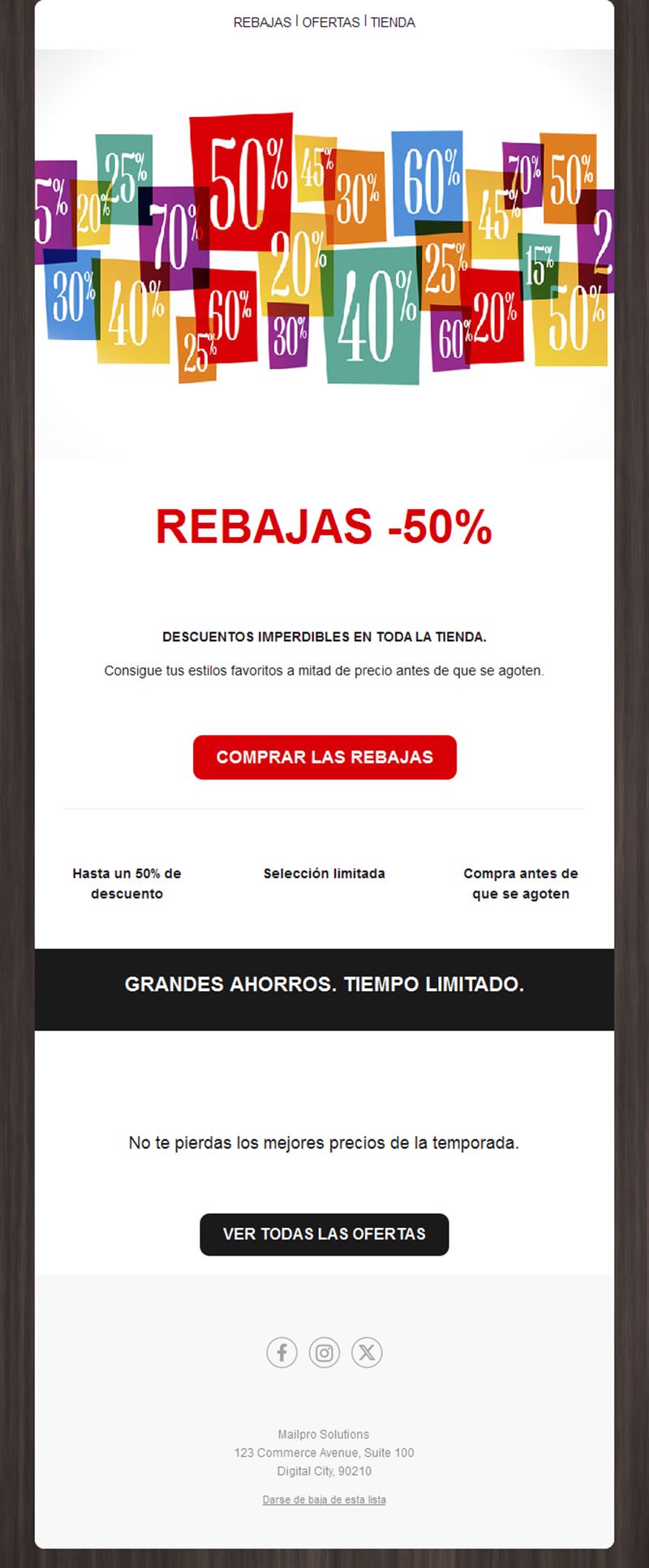 Discount Email Alerts