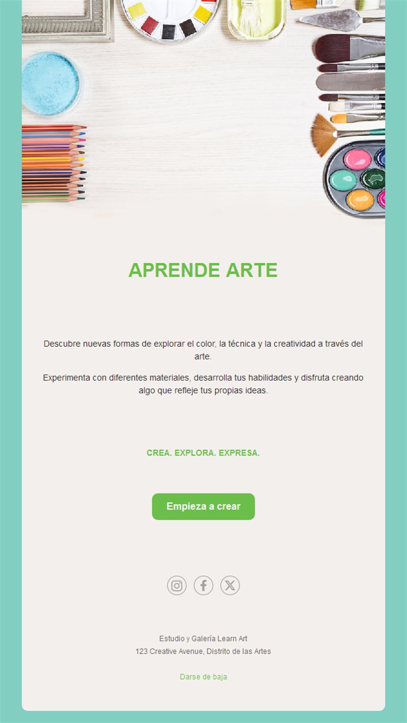 Email de clases de acuarela y dibujo