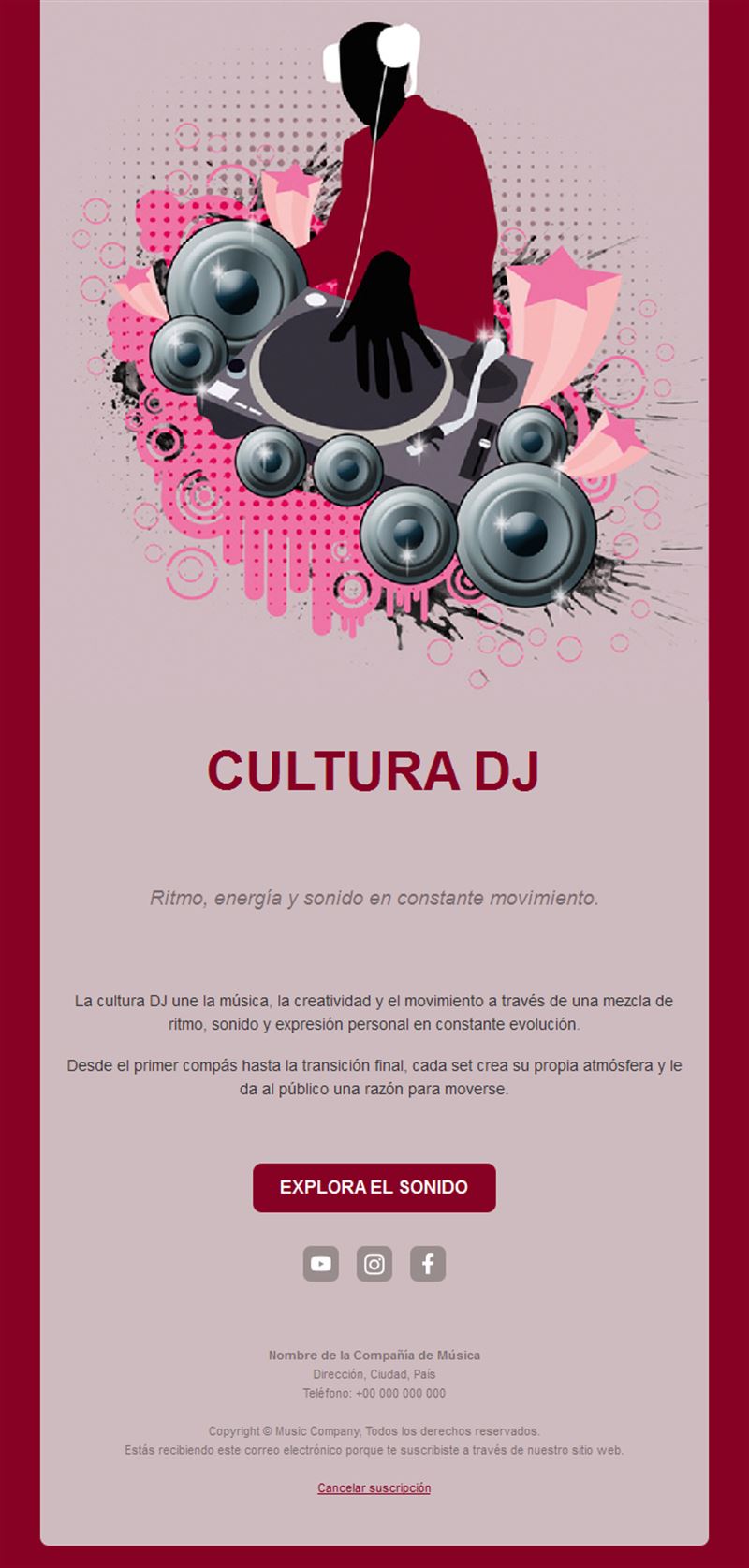 Email de cultura DJ