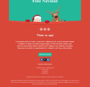 Correo de Navidad para Empresa