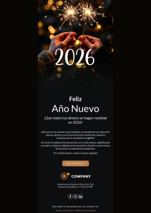 Celebra el 2026 con esta plantilla