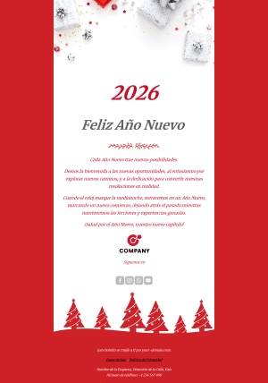 Correo Empresarial de Año Nuevo