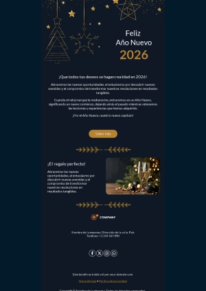 Email Año Nuevo