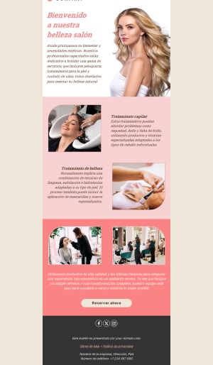 Plantillas de Email para Salones de Belleza y Spa