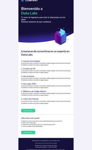 Bienvenida Conectada al Usuario