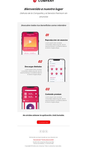 Email de Bienvenida Moderna