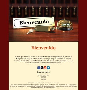 Email de Bienvenida Clásica