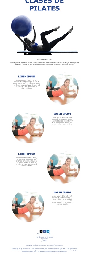 Plantilla Email Yoga Comunidad
