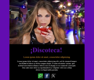 Plantilla Email Eventos Pub