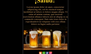 Plantilla Email Carta Bebidas