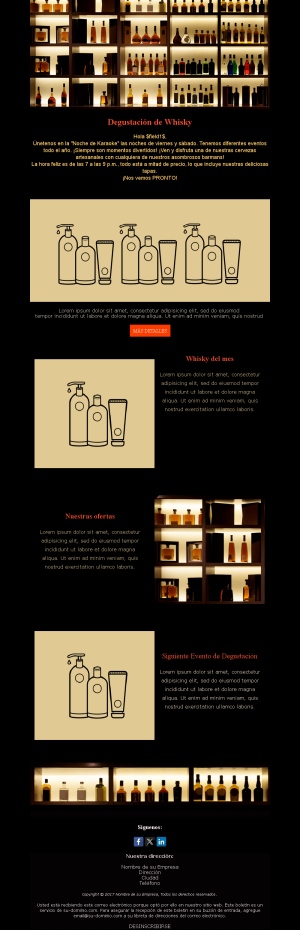 Plantilla Email Apertura Bar