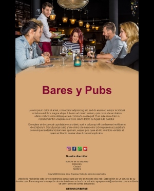 Plantilla Email Pub Promociones