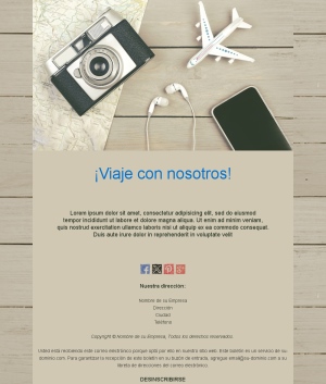 Plantilla Email Escapadas Fin Semana
