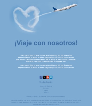 Plantilla Email Dream Getaways