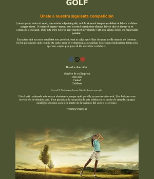 Correo Club Golf