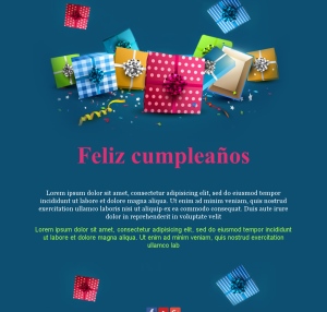 Birthday Bright Email