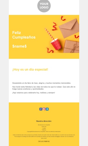 Celebra su Cumpleaños