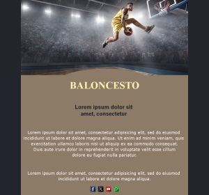 Basketball Match Email