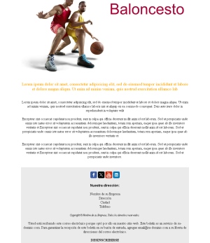 Basketball Club Email