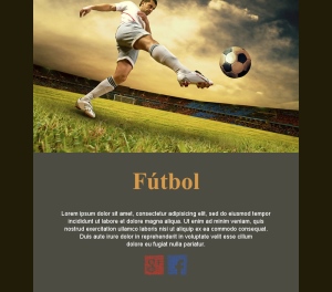 Plantillas de Email de Fútbol	