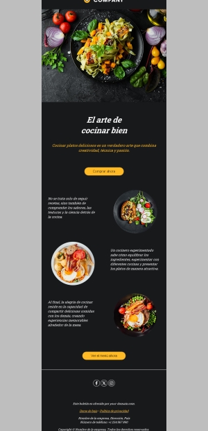 Menu de Restaurante Atractivo