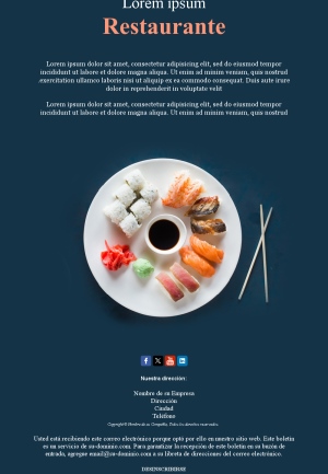 Email Noche de Eventos