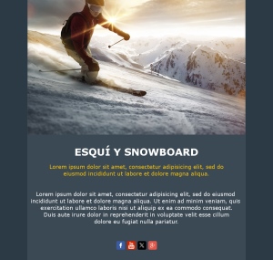 Ofertas de Esquí y Snowboard