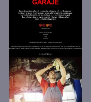 Garage Campaign Email