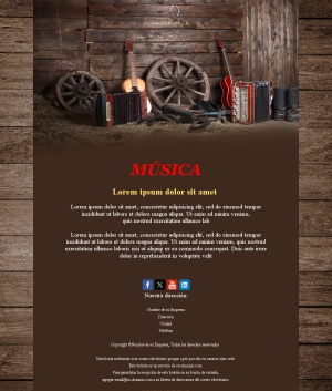 Email Templates Música | Mailpro™