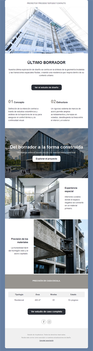 Email de arquitectura: del boceto a la obra
