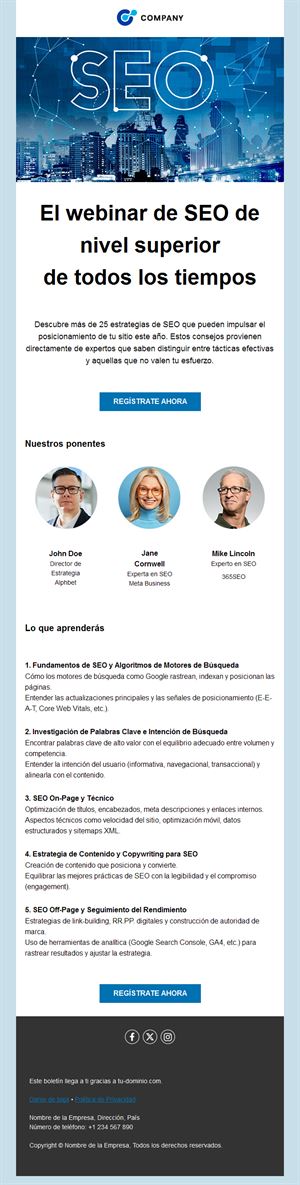 Event Invitation Email Templates