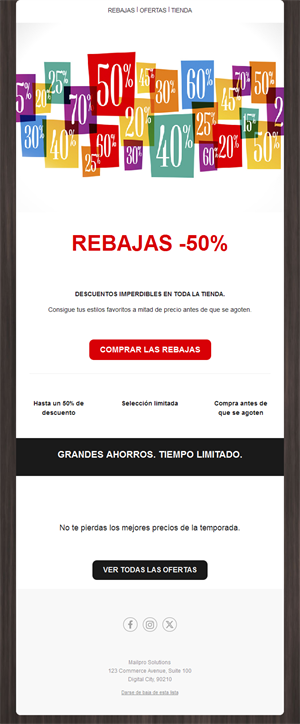 Discount Email Alerts